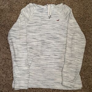 Hollister Gray Knit Hoodie